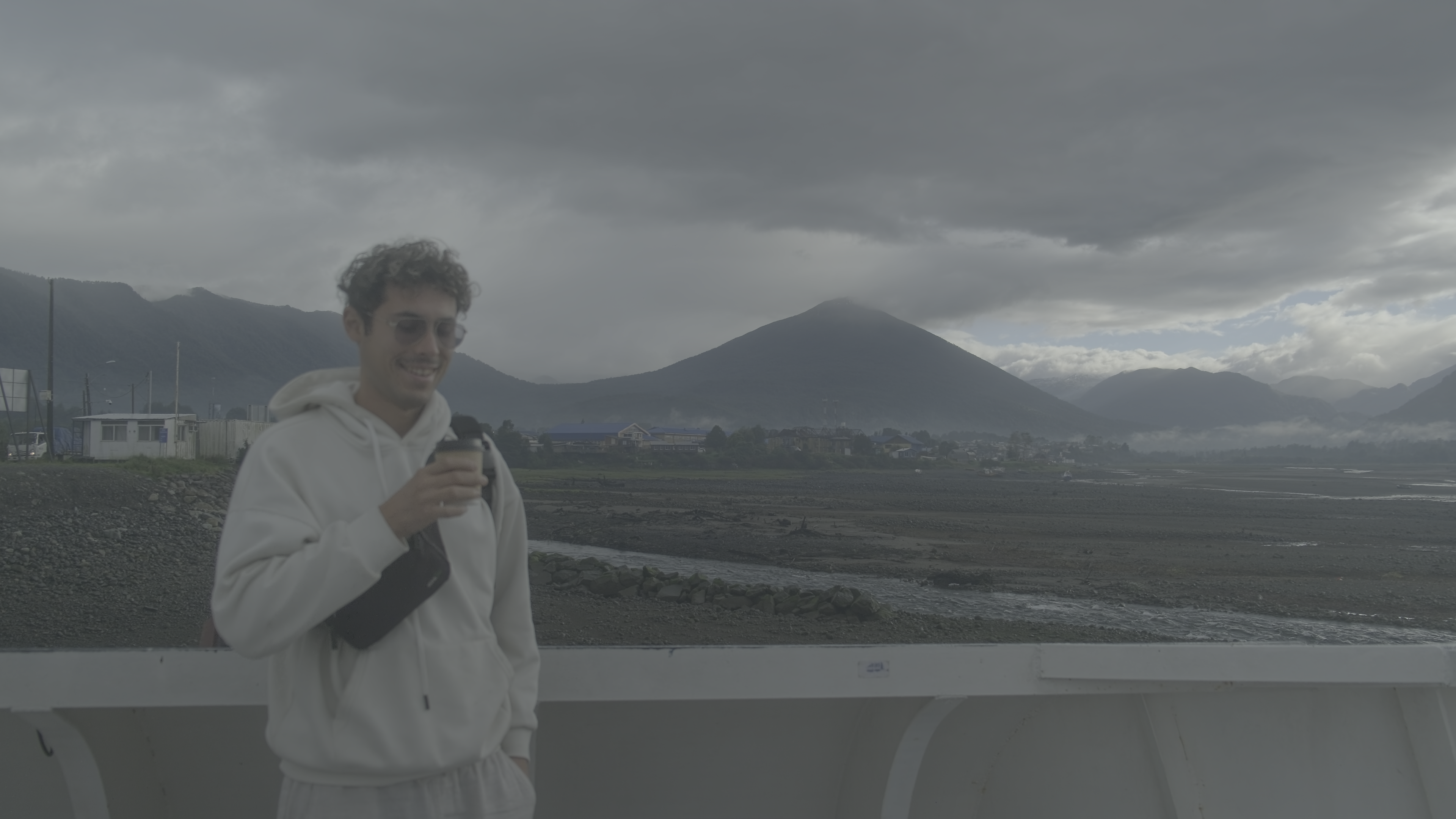 Fujifilm F-Log2 ferry footage before color grading