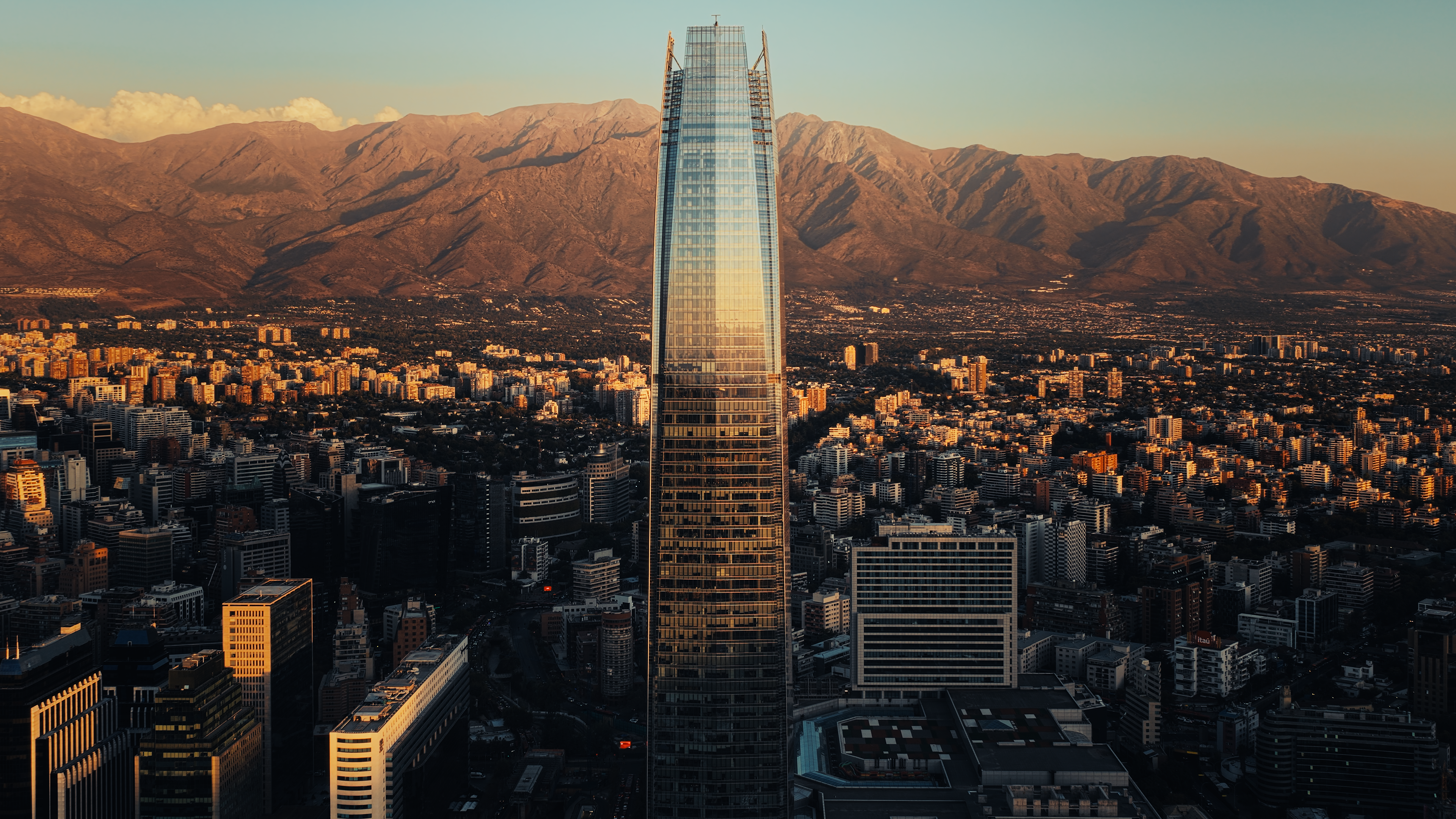 The same DJI Mavic city frame with the LUT applied