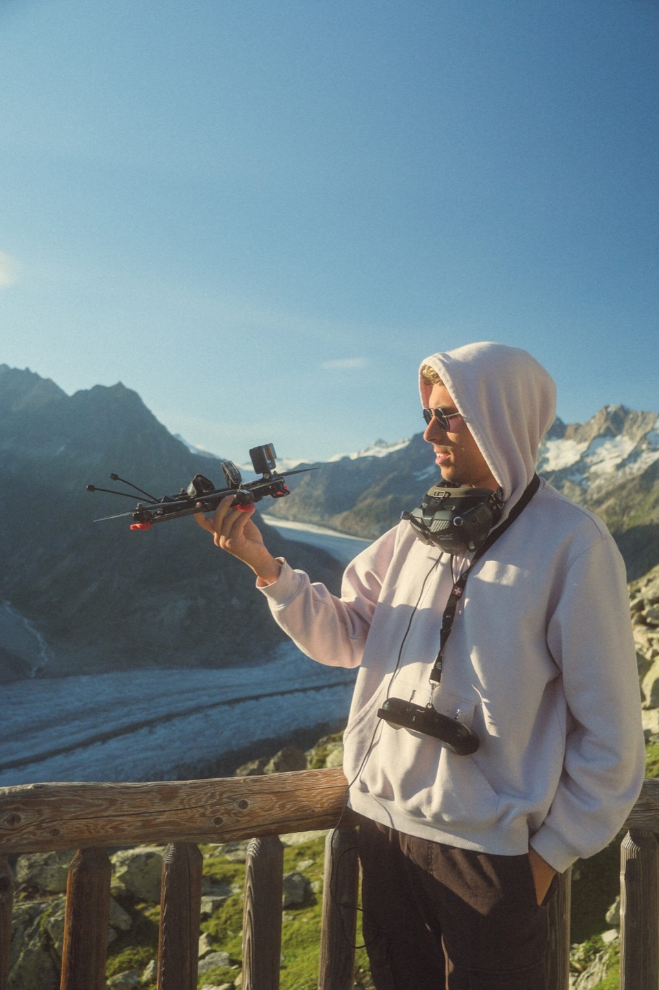 Rogi outdoors in the Alps